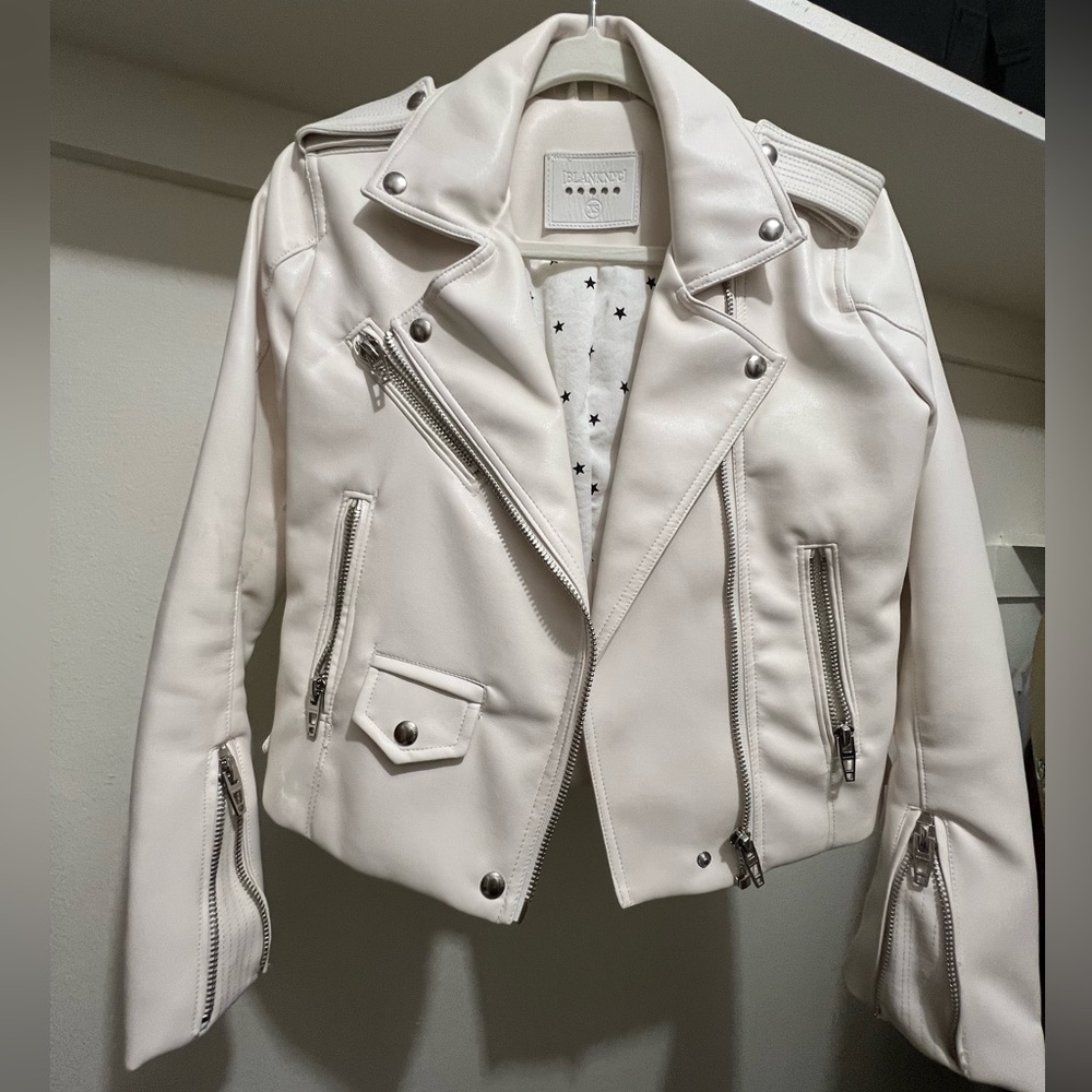 BLANK NYC faux leather Moto Jacket